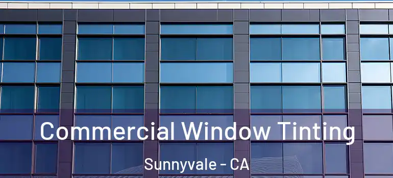  Commercial Window Tinting Sunnyvale - CA