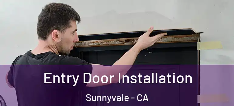  Entry Door Installation Sunnyvale - CA