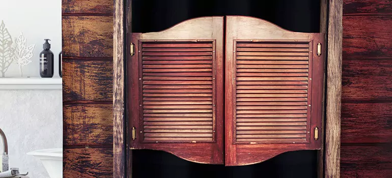 Installing Saloon Door Hinges in Sunnyvale, CA