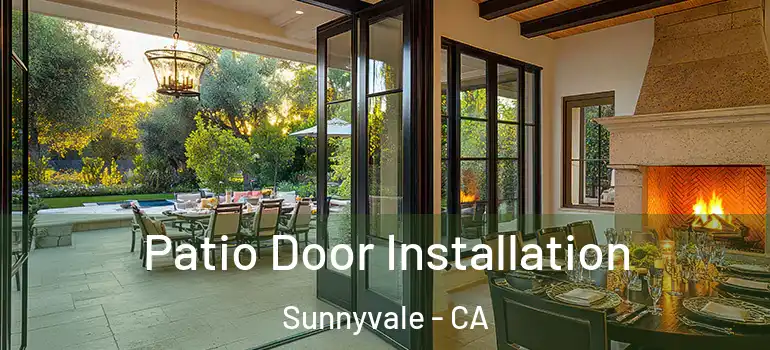  Patio Door Installation Sunnyvale - CA