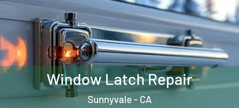  Window Latch Repair Sunnyvale - CA