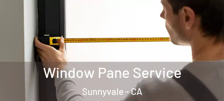  Window Pane Service Sunnyvale - CA